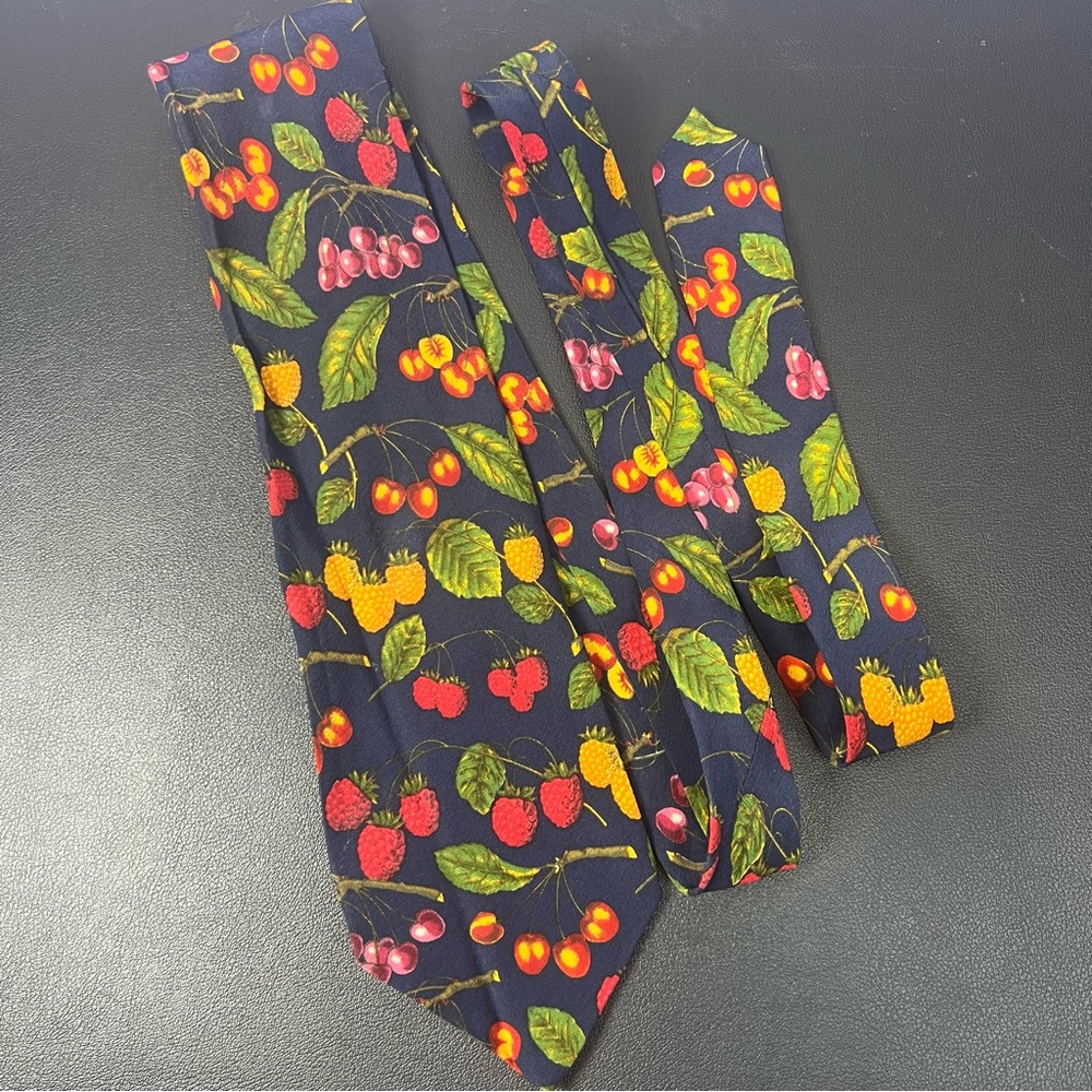 *2/$30*  YSL Fruit Silk Tie